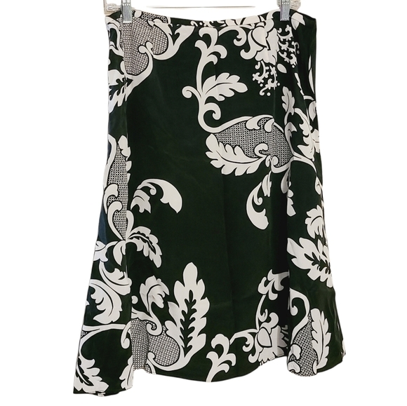 Nygard Collection | Vintage 100% Silk A-Line Skirt (Size 12) - Picture 10 of 10